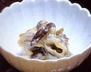 茄子の酢味噌和え